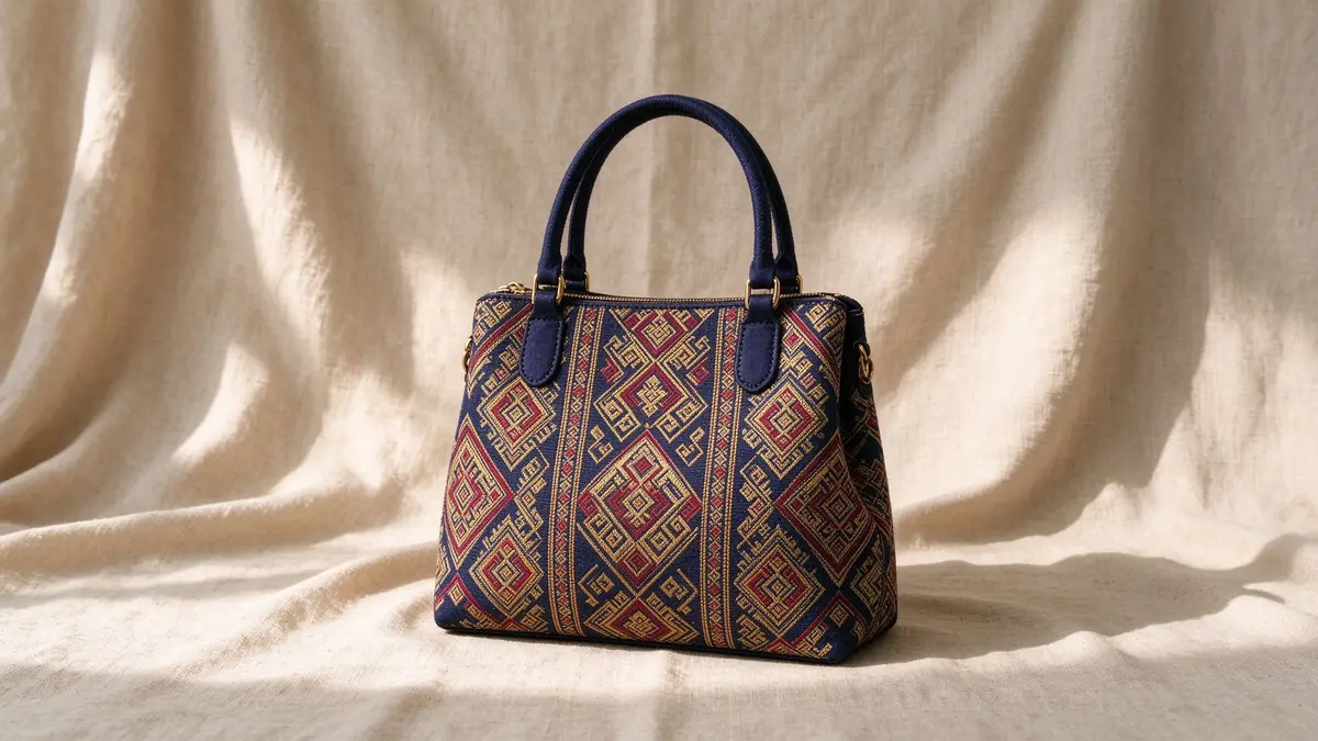Guangxi Zhuang brocade handmade bag